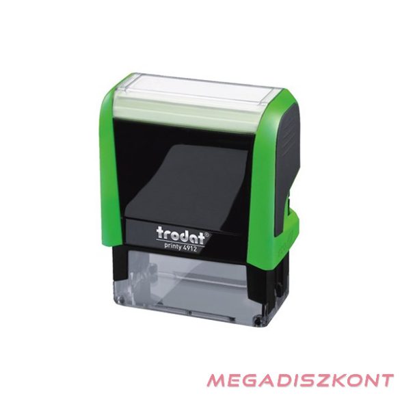 Bélyegző TRODAT Printy 4.0 4912 almazöld ház fekete párna