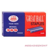 Tűzőkapocs 24/6 1000 darabos