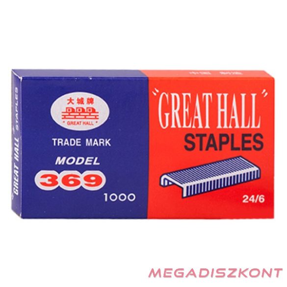 Tűzőkapocs 24/6 1000 darabos