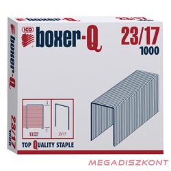 Tűzőkapocs BOXER Q 23/17 1000 darabos