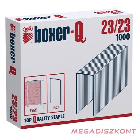 Tűzőkapocs BOXER Q 23/23 1000 darabos