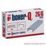 Tűzőkapocs BOXER Q 26/6 1000 darabos