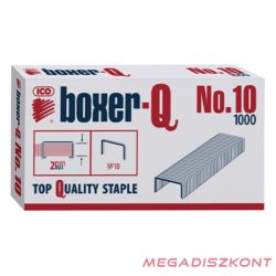 Tűzőkapocs BOXER Q No.10 1000 darabos