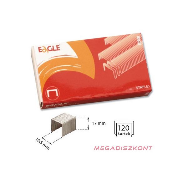 Tűzőkapocs EAGLE 23/17 1000 darabos