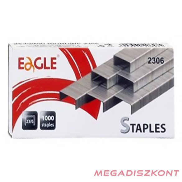 Tűzőkapocs EAGLE 23/6 1000 darabos