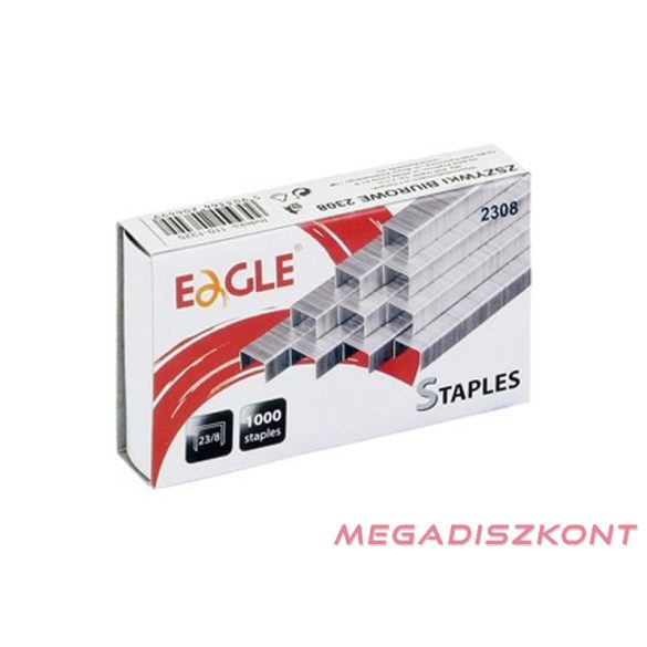 Tűzőkapocs EAGLE 23/8 1000 darabos