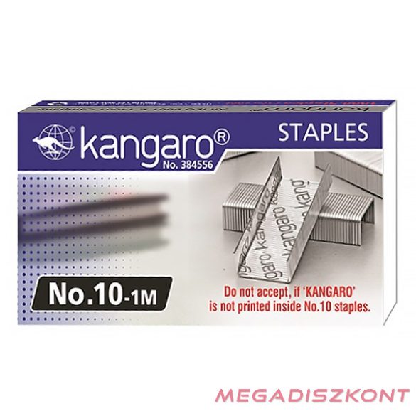 Tűzőkapocs KANGARO No.10 1000 darabos