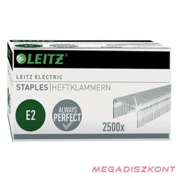 Tűzőkapocs LEITZ E2 elektromos 24/6 2500 darabos