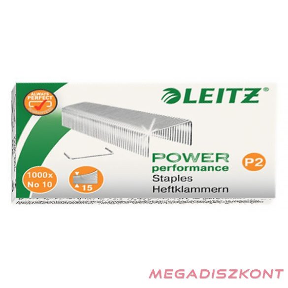 Tűzőkapocs LEITZ P2 No.10 1000 darabos