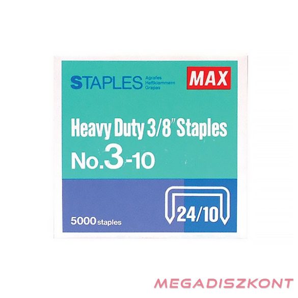 Tűzőkapocs MAX 24/10 5000 darabos