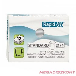 Tűzőkapocs RAPID 21/4 1000 darabos