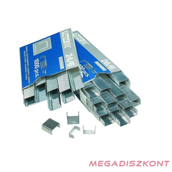 Tűzőkapocs RAPID 26/6 1000 darabos