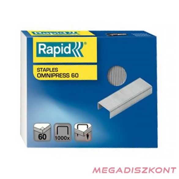 Tűzőkapocs RAPID Omnipress 60 1000 darabos