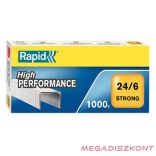 Tűzőkapocs RAPID Strong 24/6 1000 darabos