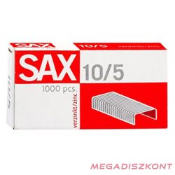 Tűzőkapocs SAX 10/5 cink 1000 darabos