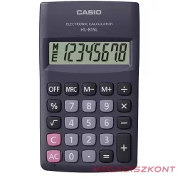 Számológép zseb CASIO HL-815L BK 8 digit