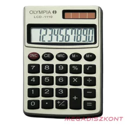 Számológép zseb OLYMPIA LCD-1110 10 digit ezüst