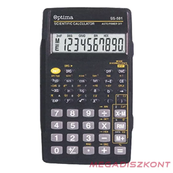Számológép tudományos OPTIMA SS-501 56 funkciós 10 digit