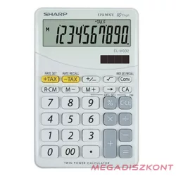 Számológép asztali SHARP EL-M332 10 digit fehér