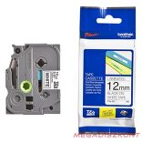 Feliratozó szalag BROTHER TZe-231 12mmx8m laminált fehér alapon fekete írásszín