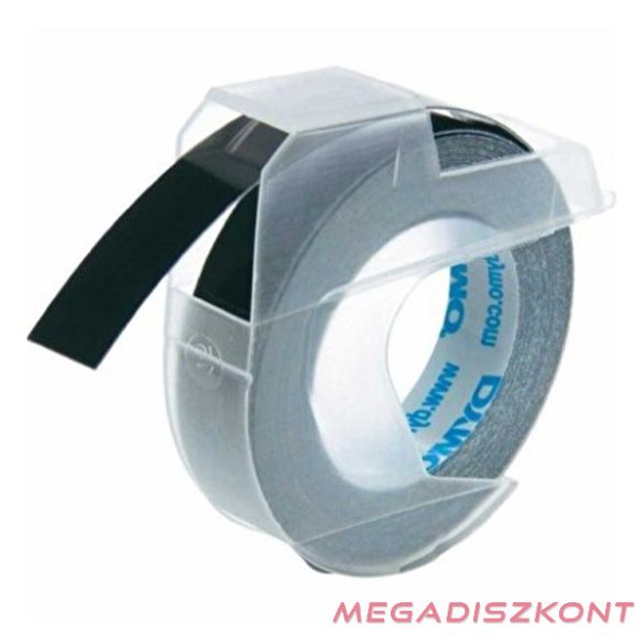 Feliratozó szalag DYMO 3D kézi betűnyomógéphez 9mm x 3m fekete
