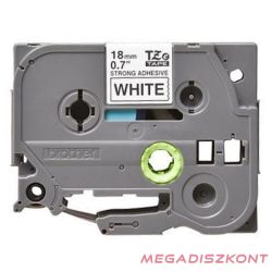   Feliratozó szalag BROTHER TZe-241 18mmx8m laminált fehér alapon fekete írásszín