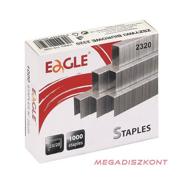 Tűzőkapocs EAGLE 23/20 1000 darabos