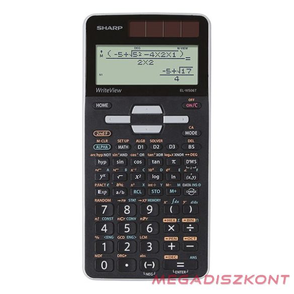 Számológép tudományos SHARP ELW506TBSL 640 funkciós 16 digit