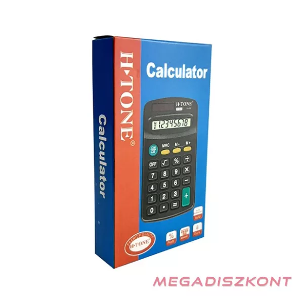 Számológép zseb H-TONE JJ402 8 digit