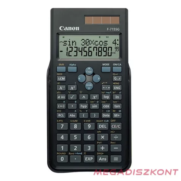 Számológép tudományos CANON F-715SG fekete 250 funkciós 2 soros 10+2 digit