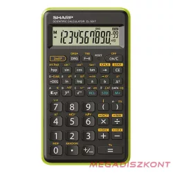   Számológép tudományos SHARP EL-501TGR 146 funkciós 12 digit zöld