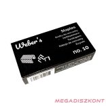 Tűzőkapocs WEBER'S No.10 1000 darabos