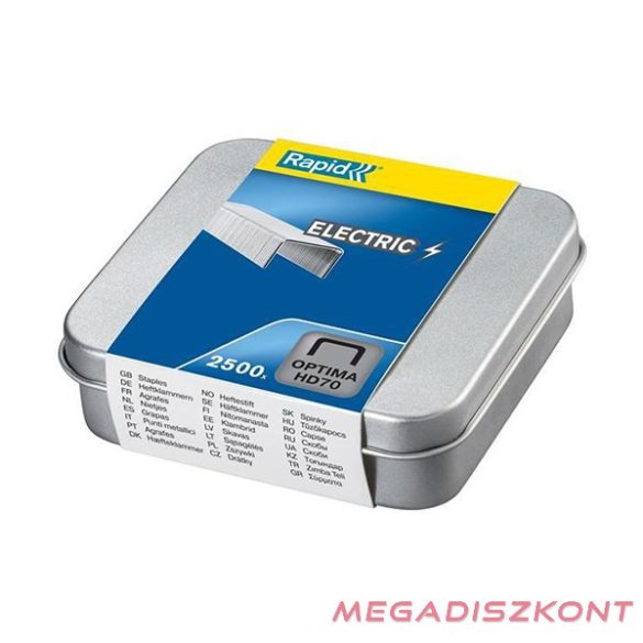 Tűzőkapocs RAPID Optima HD70 2500 darabos