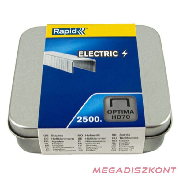 Tűzőkapocs RAPID Optima HD70 2500 darabos