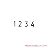 Bélyegző szám COLOP 04004 4 karakter 4mm betűmagasság