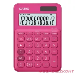 Számológép asztali CASIO MS 20 UC 12 digit piros