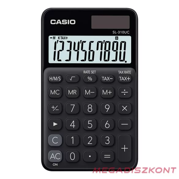 Számológép zseb CASIO SL 310 UC 10 digit fekete