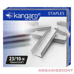 Tűzőkapocs KANGARO 23/10 1000 darabos