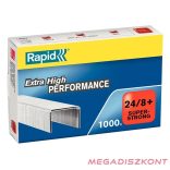 Tűzőkapocs RAPID Superstrong 24/8+ horganyzott 1000 darabos