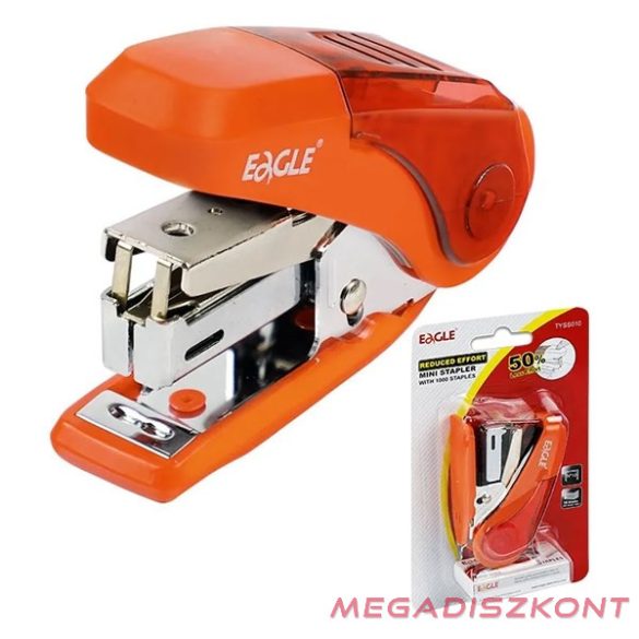 Tűzőgép EAGLE TYSS010 mini asztali 16 lap No 10 narancs