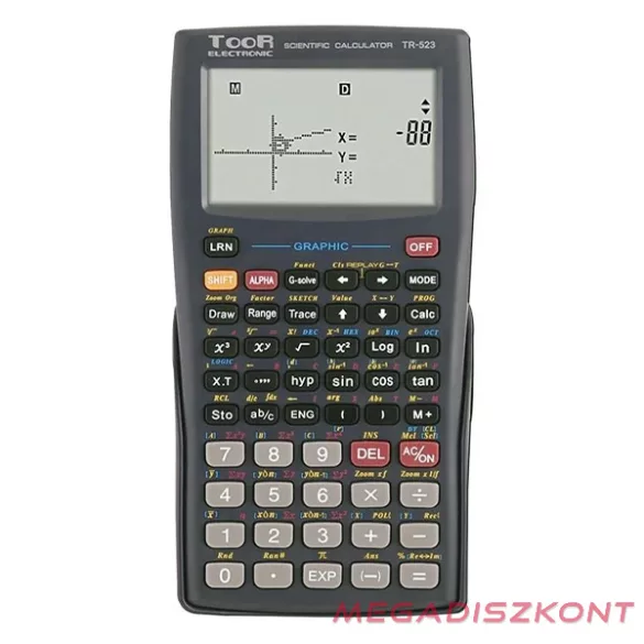 Számológép tudományos TOOR TR-523 360 funkciós grafikus 12 digites