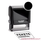Bélyegző TRODAT Printy 4.0 4913 fekete ház piros párna