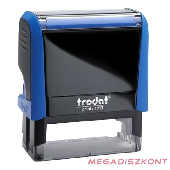 Bélyegző TRODAT Printy 4.0 4913 kék ház kék párna