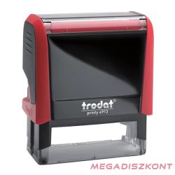 Bélyegző TRODAT Printy 4.0 4913 piros ház kék párna