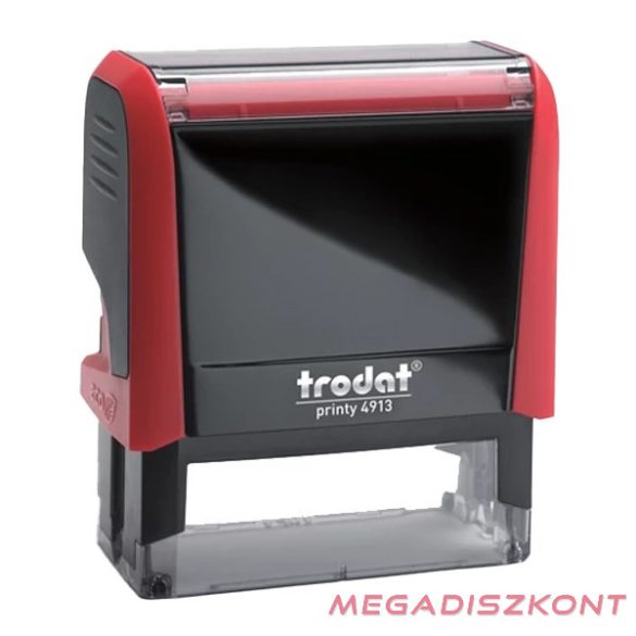 Bélyegző TRODAT Printy 4.0 4913 piros ház kék párna