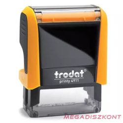   Bélyegző TRODAT Printy 4.0 4911 neon-narancs  ház kék párna