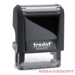   Bélyegző TRODAT Printy 4.0 4911 eco-fekete ház piros párna
