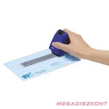 Bélyegző roller PLUS adatvédelmi szöveget titkosító 26 mm x 50 m kék