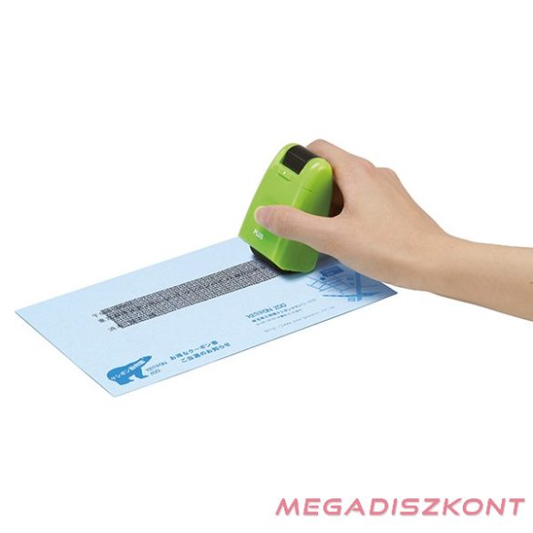 Bélyegző roller PLUS adatvédelmi szöveget titkosító 26 mm x 50 m zöld