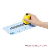 Bélyegző roller PLUS adatvédelmi szöveget titkosító 26 mm x 50 m citromsárga
